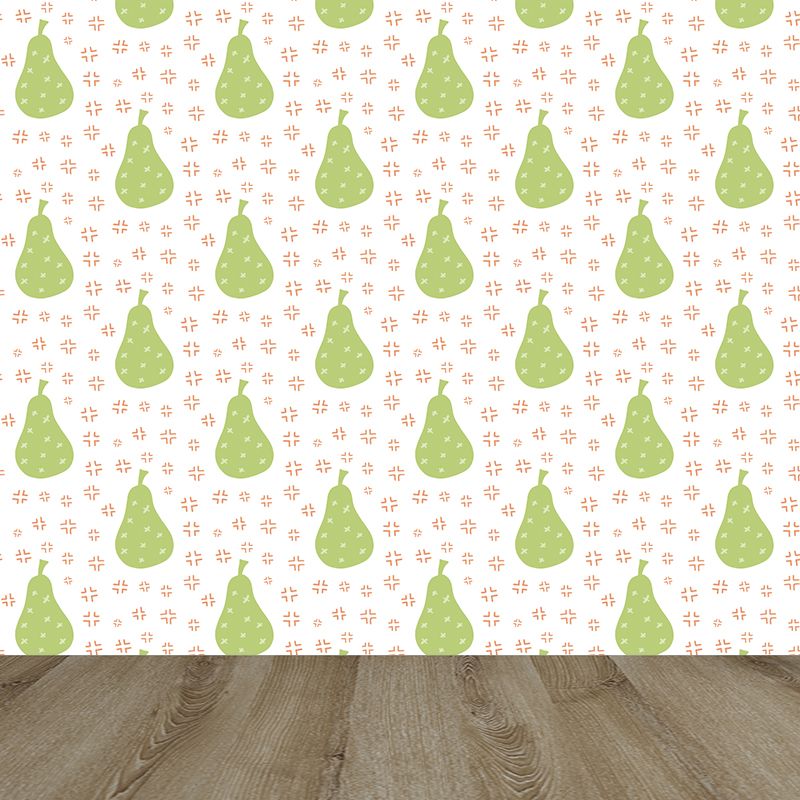 Extra Large Pears Mural Wallpaper Decorative Contemporary Living Room Wall Covering
