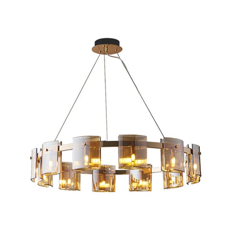 Semplici lampadari lampadari in vetro lampadario appeso per la caffetteria