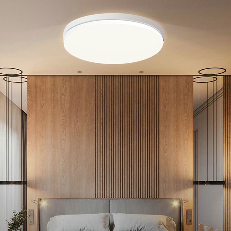 Geometry Shape LED Ceiling Lamp Modern Acrylic 1 Light Flush Mount for Kitchen