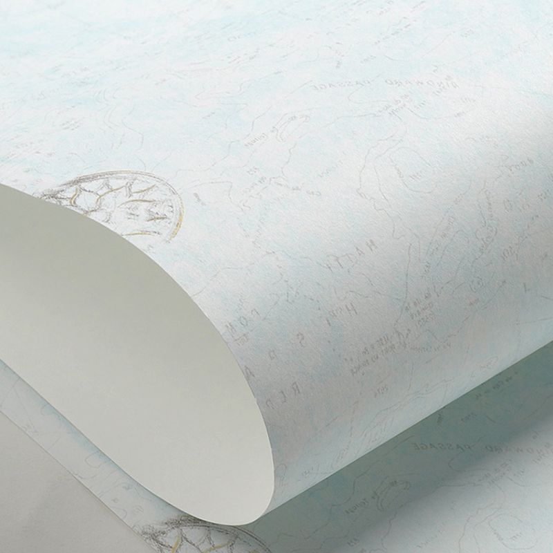 Papier peint croquis de château de couleur Pastel, Art mural résistant à l'humidité pour la décoration de la chambre à coucher