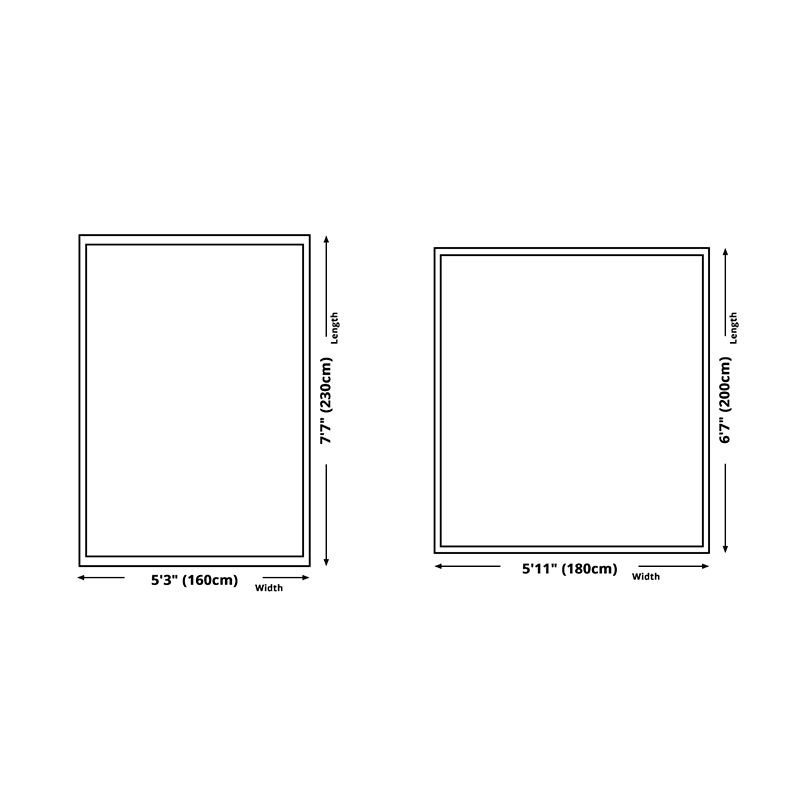 Minimalist Washable Rug Abstract Printed Carpet Polyster Area Rug for Living Room