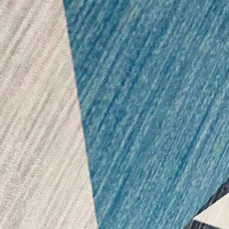 Alfombra de poliéster de patrón de geometría marrón alfombra simplable para sala de estar para sala de estar