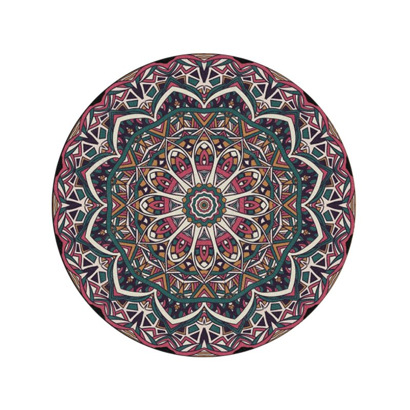 Tapis de décoration marocaine Fleur multi-couleurs Tapis intérieur Indoor Polypropylène Animal Arever la zone de soins faciles