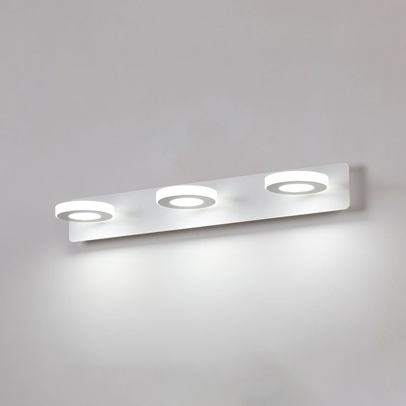 Makeup Mirror Lamp Modern Simple Rotatable Wall Light Fixture for Bathroom Washroom