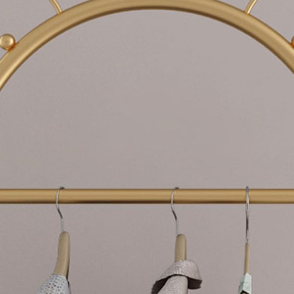 Contemporary Plain Coat Rack Coat Hooks Metal Coat Rack with Storage