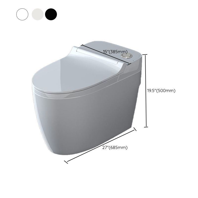 Modern Concealed Tank Urine Toilet One Piece Floor Mount Toilet Bowl with Seat