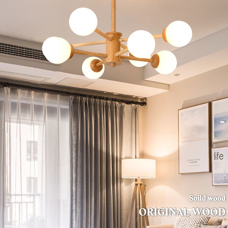 Simplicidad moderna Sphere Chandelier Lights Lights Lights Lights Pends Pends para sala de estar