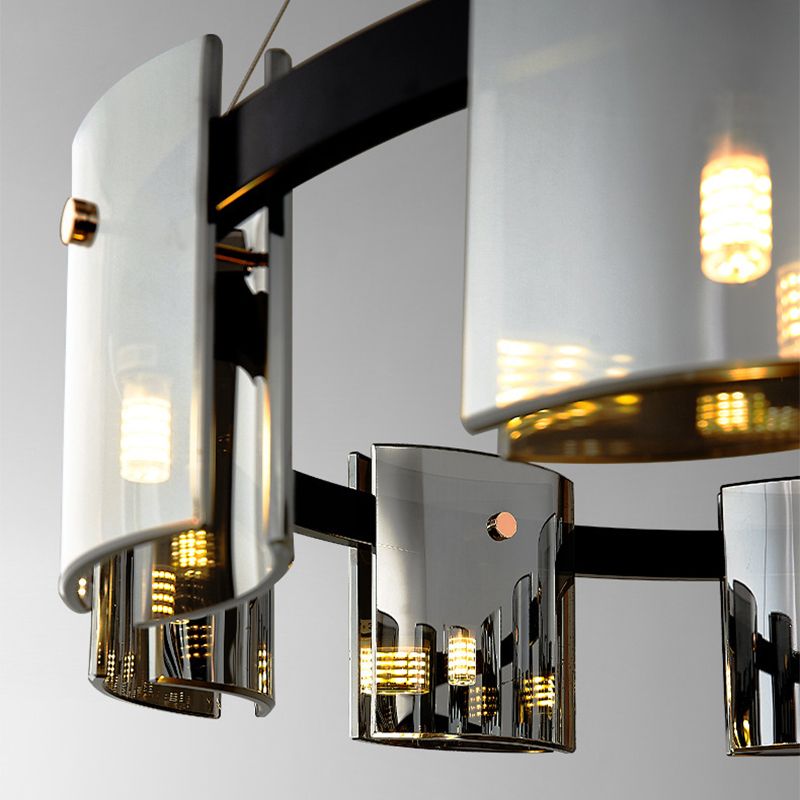 Semplici lampadari lampadari in vetro lampadario appeso per la caffetteria