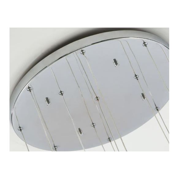 Ball Glass Suspension Lamp Modern Simplicity Multi Pendant Ceiling Light for Stairwell