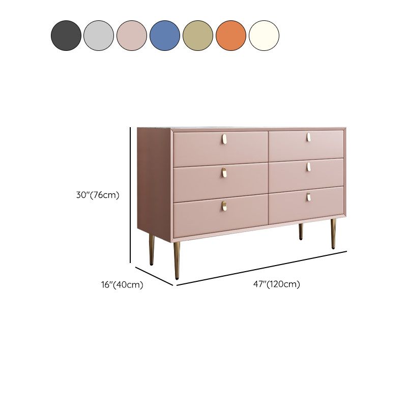 Classic Glam Storage Chest Stone Dresser with 5/6/7/9 Drawers