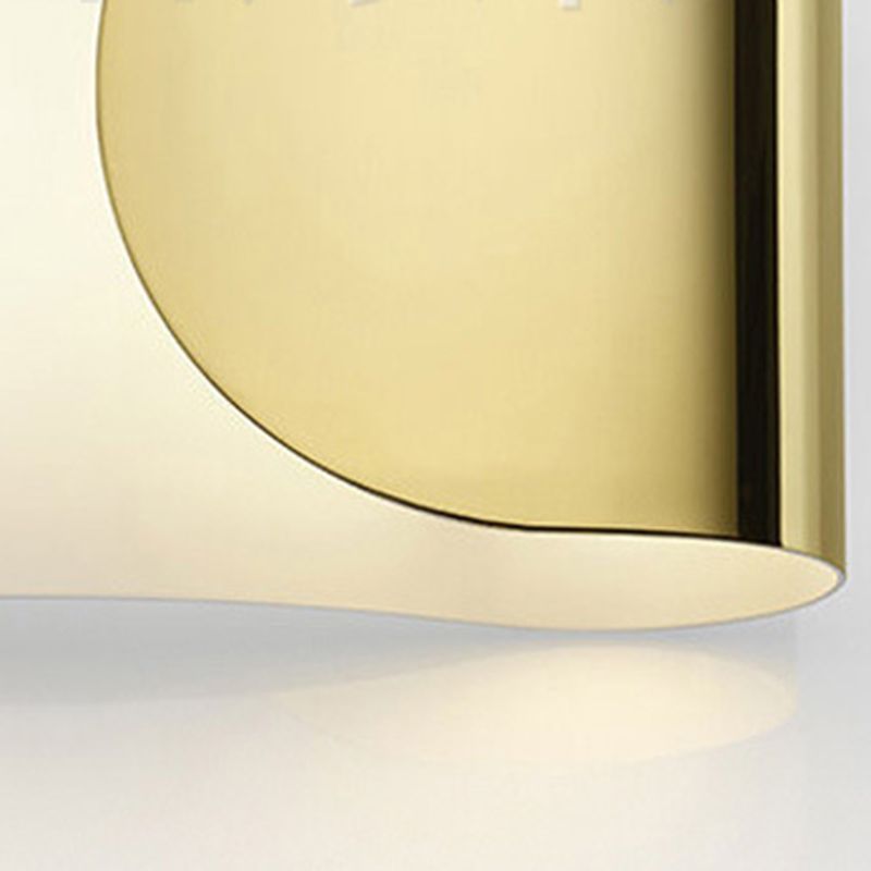 Metal Wall Mounted Sconce Black/White/Gold/Silver Wall Lights for Bedroom