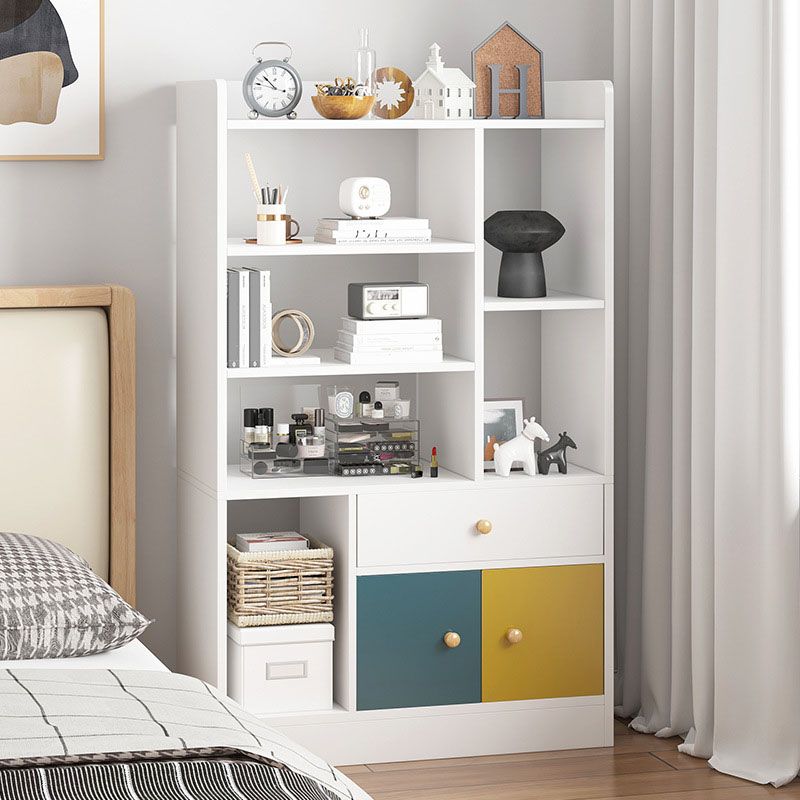 25" L X 9.5" W Engineered Wood Shelf Bookcase Standard Modern Vertical Book Shelf