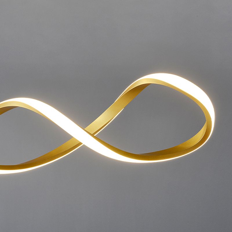 Contemporary Style Linear Island Lighting Metal 1 Light Island Pendant Light