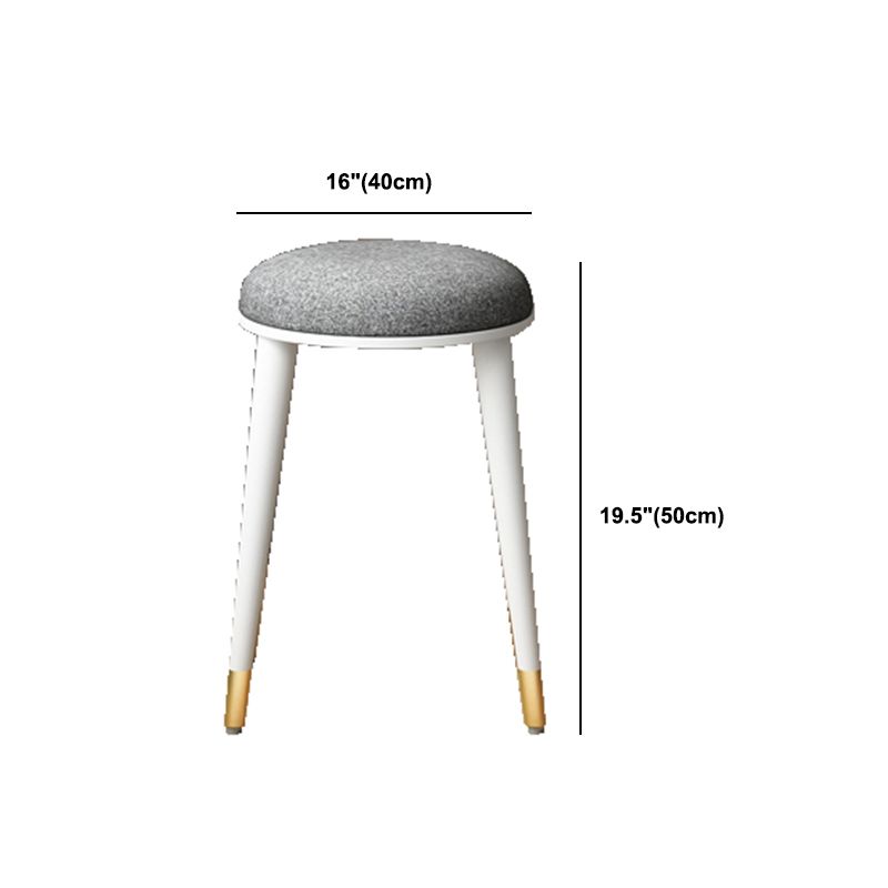 Modern Wooden Vanity Set with Stool for Living Room 31.5" High