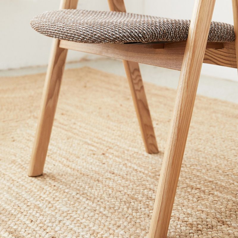 Kitchen Chairs Modern Solid Wood Armless Chairs for Dining Room