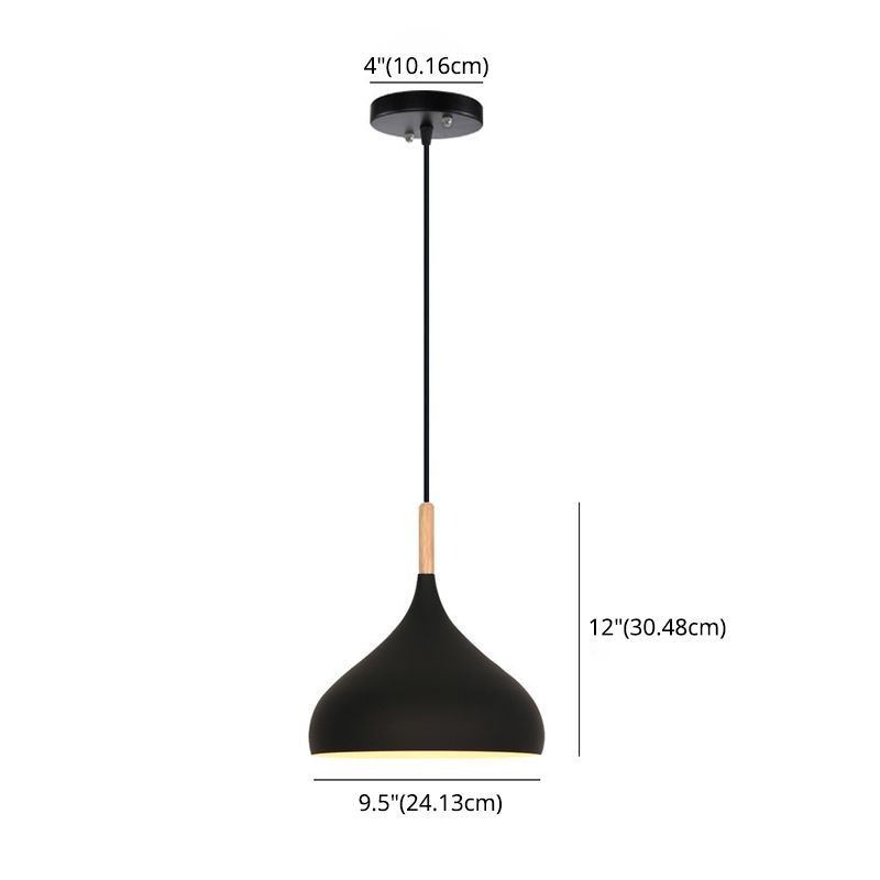 1 lumière en larme de larme suspendue