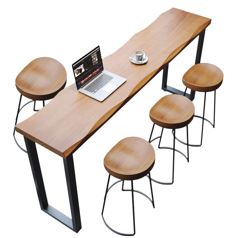 1/3/4/5 Pieces Counter Height Pub Set Solid Wood Pub Dining Set