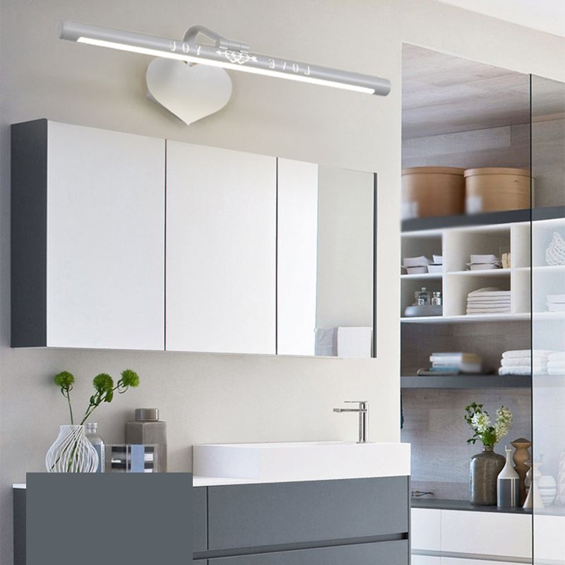Nordic Modern Mirror Light Simple Strip Shape Mirror Lamp Fixture for Bathroom