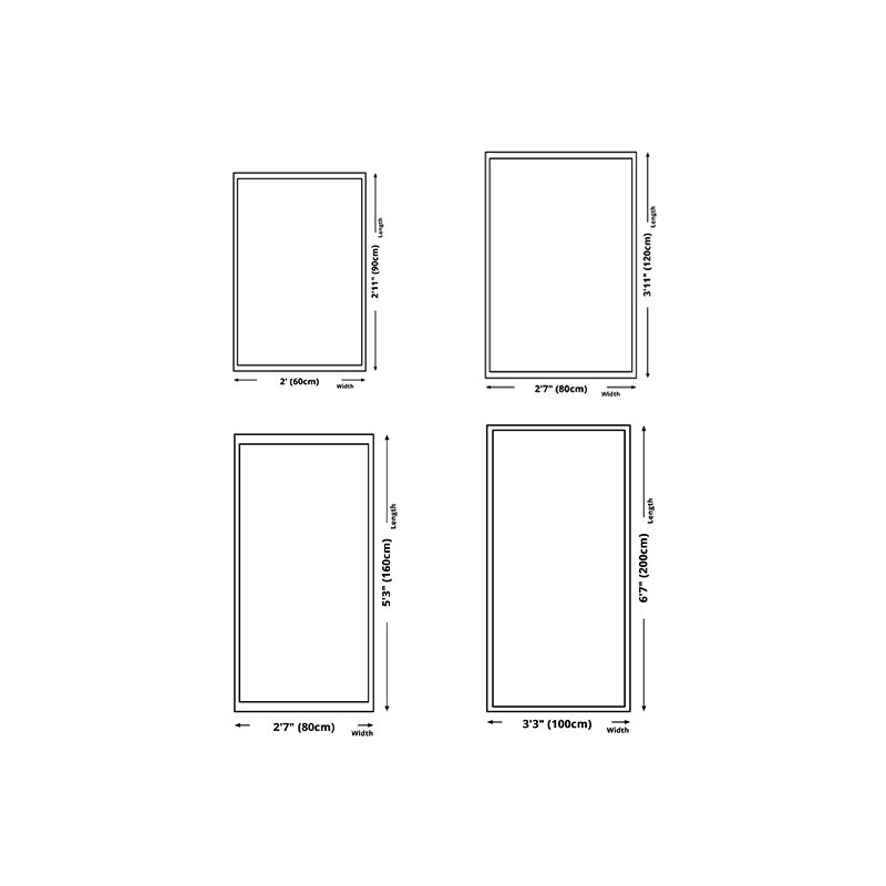 Modern Style Rug Line Pattern Stain Resistant Rug for Home Decor