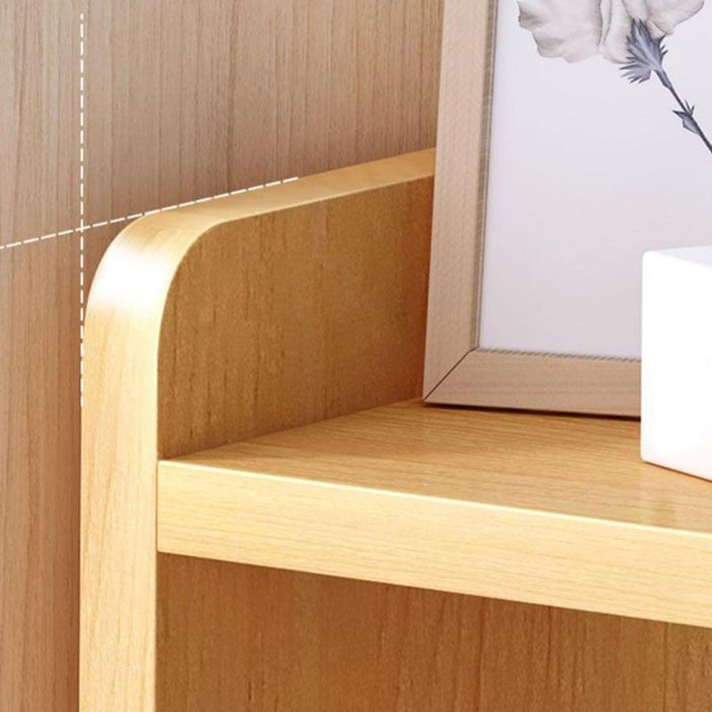 Contemporary 9.44" Wide Book Shelf Manufactured Wood Standard Shelf