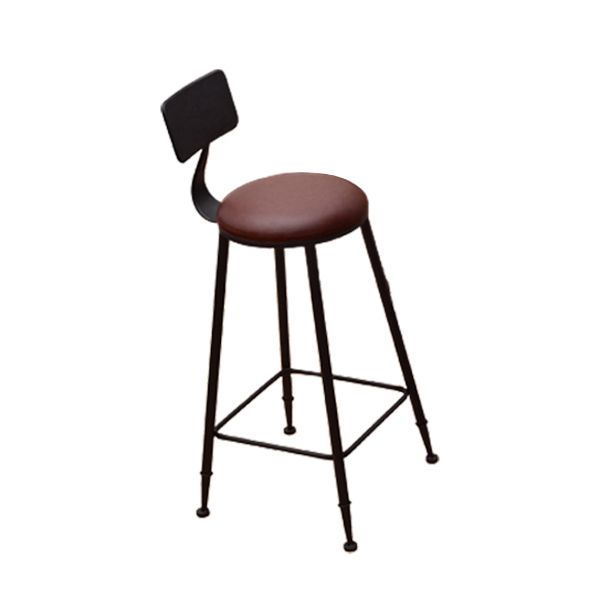 1/3 Pieces Industrial Iron Bar Table Set Round Bistro Set with Pine Wood Top