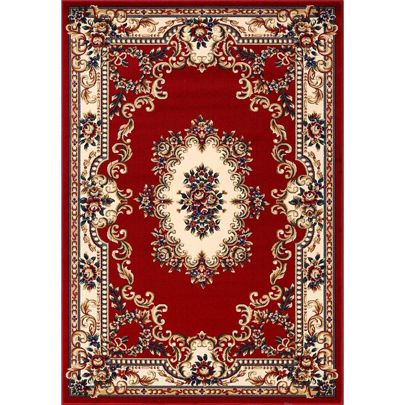 Vintage bloem bedrukt tapijten Polyester Area Tapijt niet-slip achterste binnen tapijt voor volwassenen slaapkamer