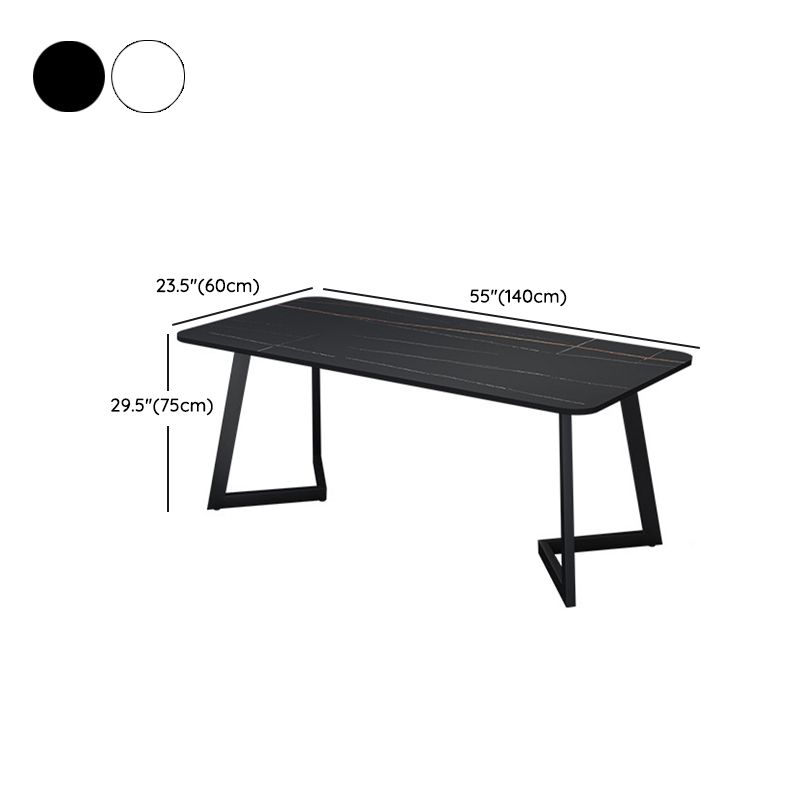 Glam Dinette Set with Faux Leather Chairs 1/4/5/7 Pieces Dining Table Set