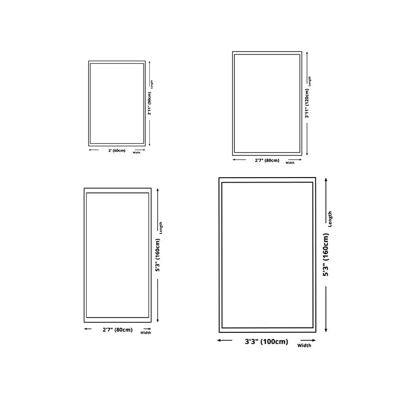 Morocco Area Rug Polyester Tribal Pattern Carpet Anti-Slip Backing Rug for Home Decor