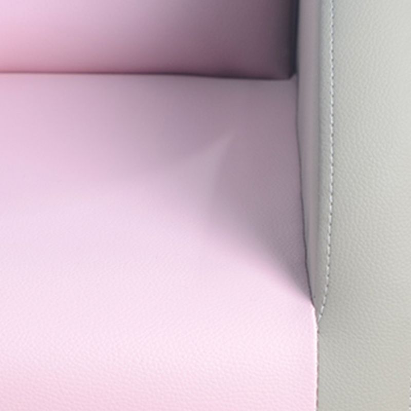 Modern Leather Tight Back Rolled Arm Sofa Couch for Children