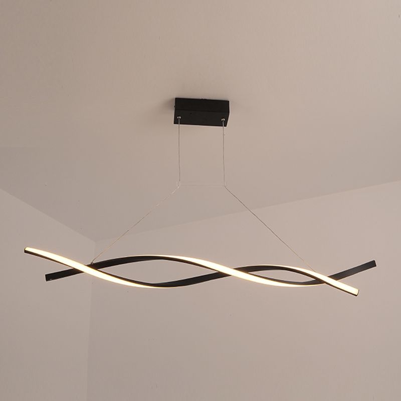 Contemporary Style Island Light LED Pendant Light Fixtures for Living Room Coffee Shop