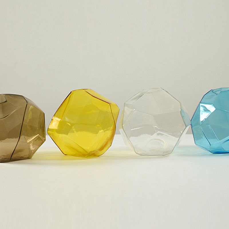 Diamant en verre petit pendentif moderniste suspendu luminaire pour chambre à coucher