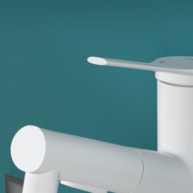 Modern Style Centerset Faucet Lever Handle Faucet for Bathroom