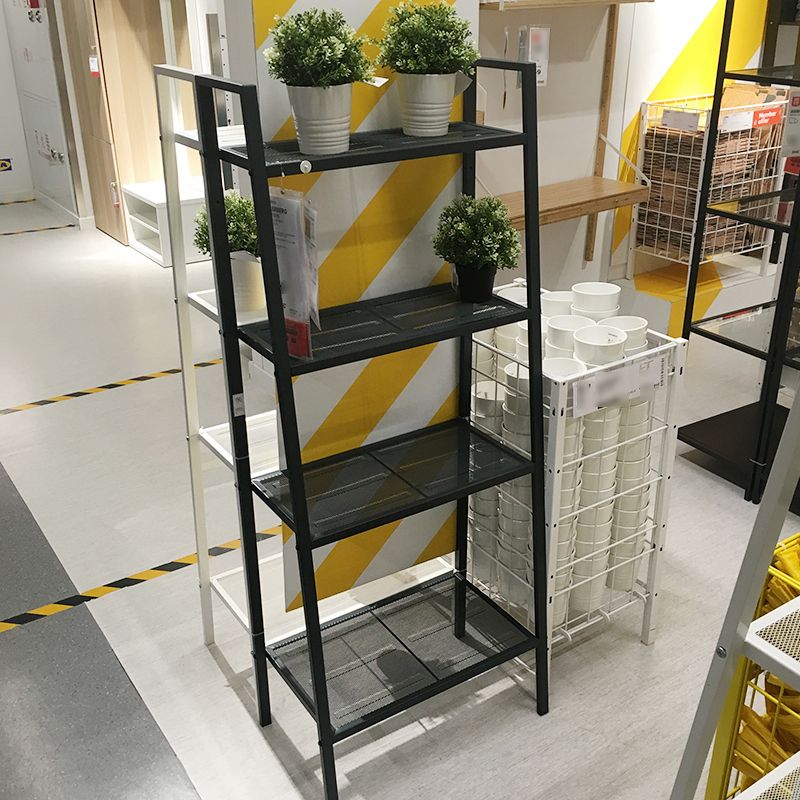 Scandinavian Style Shelf Bookcase Open Back Bookshelf for Home and Office