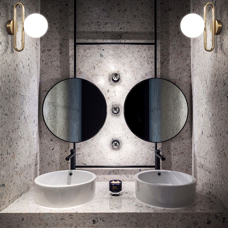 1 application murale de nuance en verre clair de style nordique