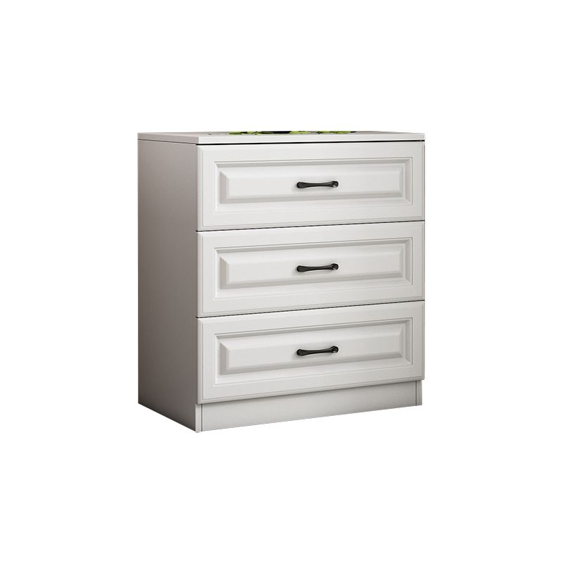 Wood Standard Side Cabinet Stain Resistant Storage Cabinet with Drawers