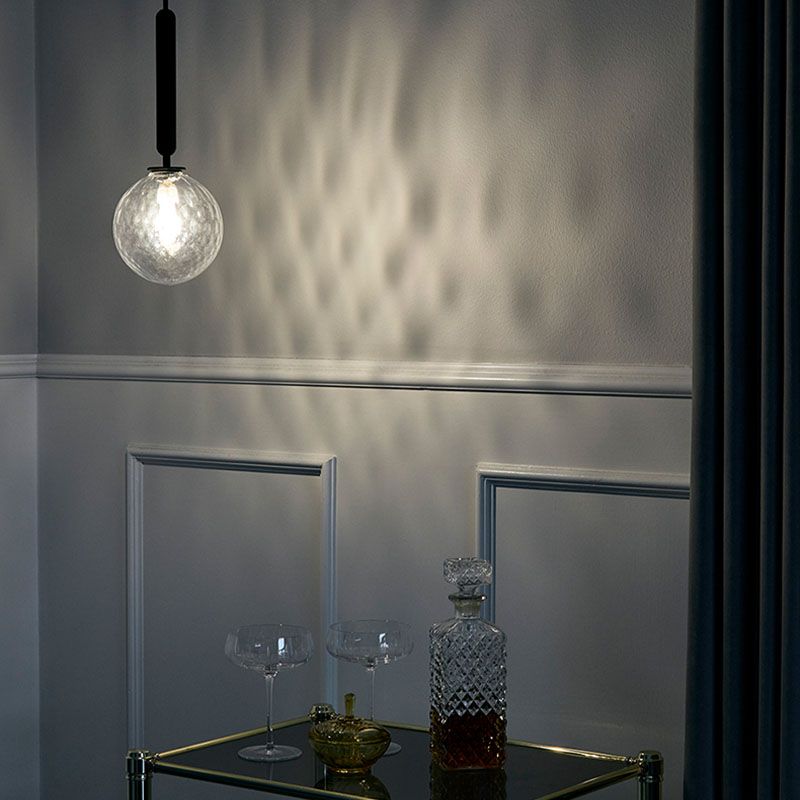 Moderne minimalistische Anhängerleuchte -Deckenbeleuchtung mit kreativer Glasform