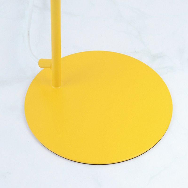 Bell Shade Nordic Style Mini Table Table Lampe 12,5 "Hauteur de lecture de lite de lecture avec base ronde en métal