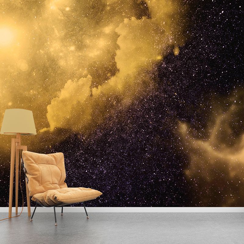 Environment Friendly Resistant Mural Wallpaper Universe Living Room Wall Mural
