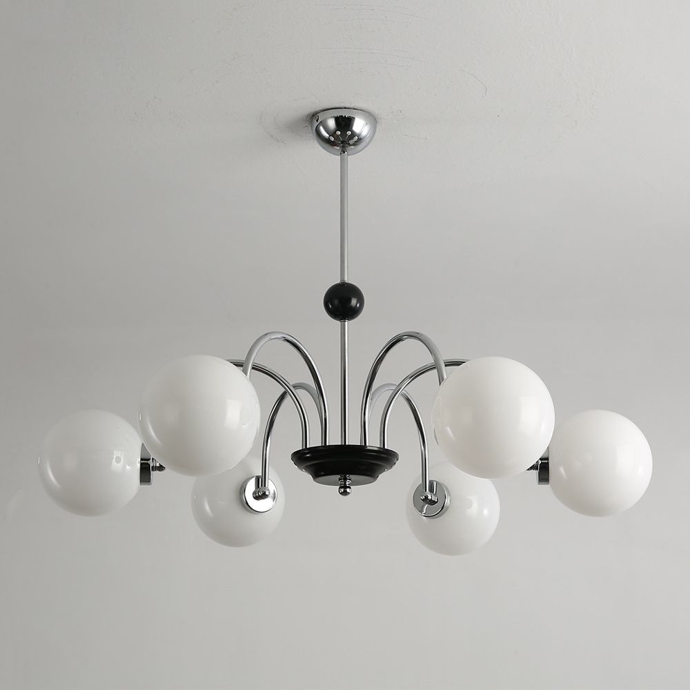 Modern Hanging Pendant Lights Simplicity Style Glass Shade Chandelier Light