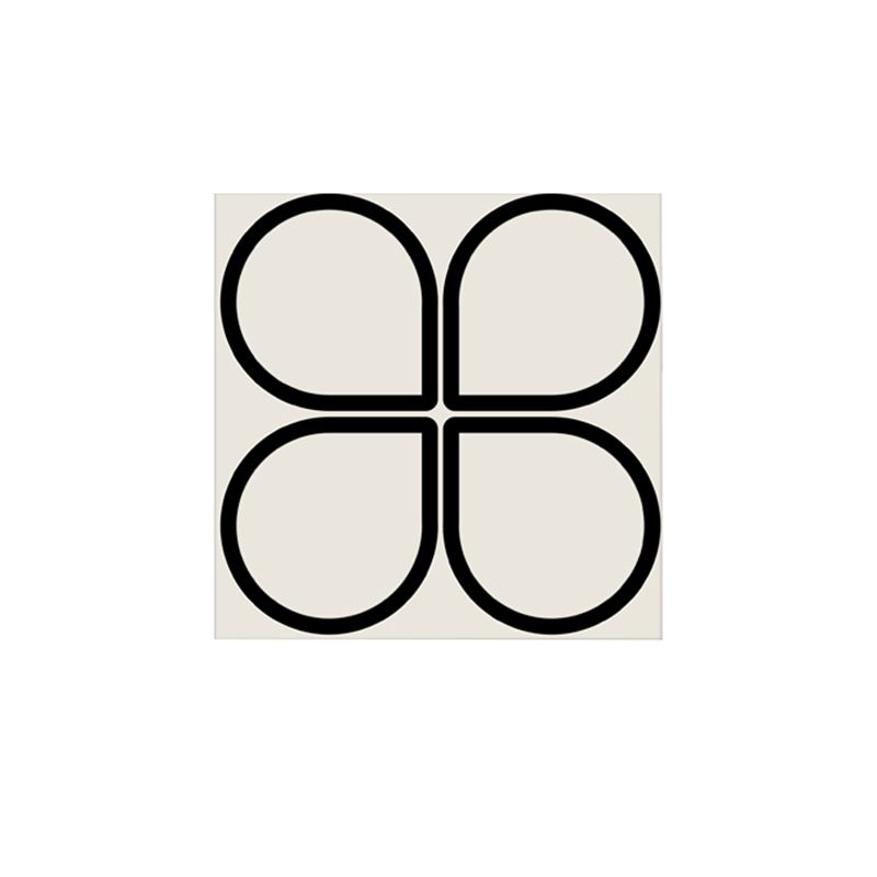 Pattern Printing Peel & Stick Tile Square Water Resistant Single Tile