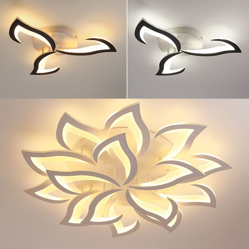 Modern Unique Shape Flush Mount Ceiling Fixture Flush Ceiling Lights for Dining Room