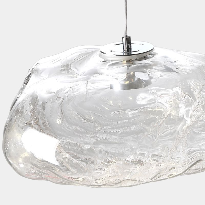 Style moderne suspendu éclairage de pendentif en verre créatif pour le salon