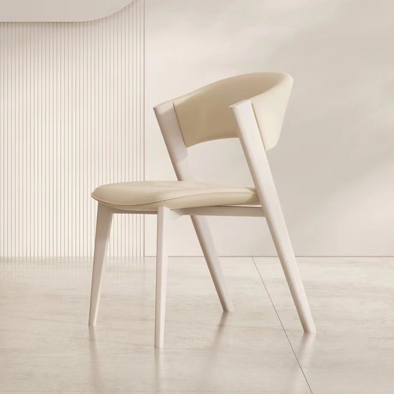 Modern Side Chair Metal Open Back Dining Room Chair for Brasserie