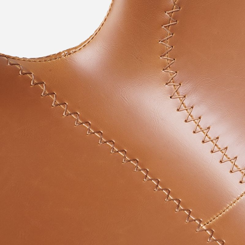 Leather Bar Stool Adjustable Low Back Counter Stool for Bristol