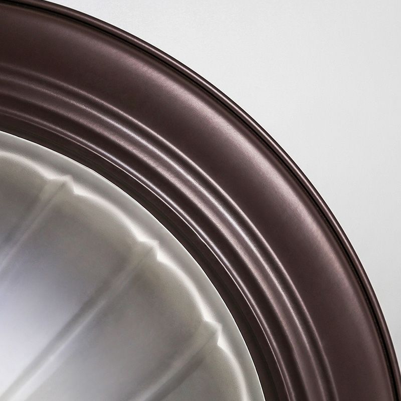 2 luces Corredor Semi Flush Mount Classic Negro cerca de la iluminación del techo con tazón de vidrio esmerilado