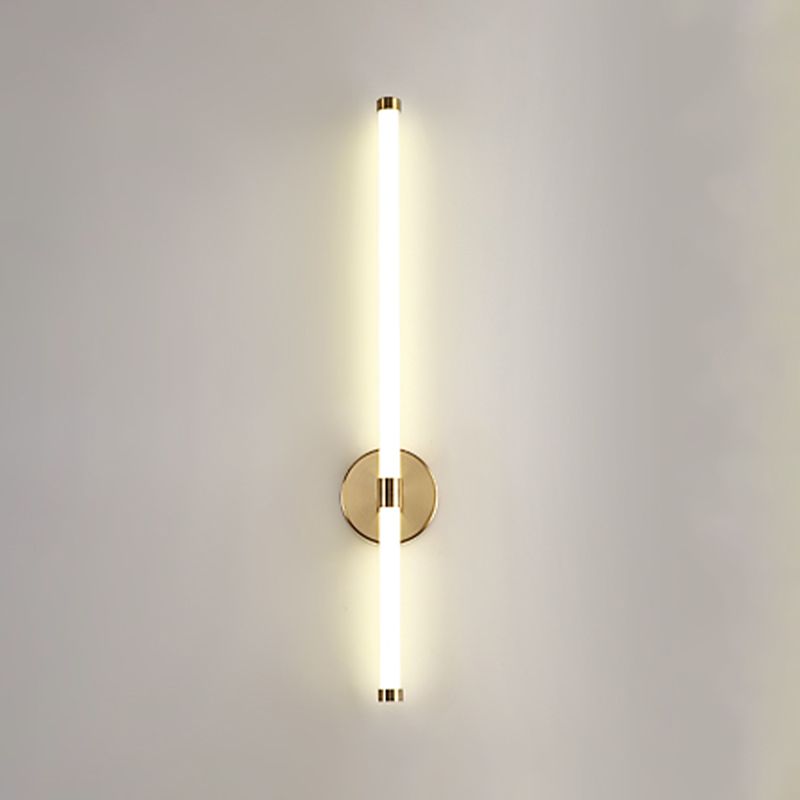 Nordic Mur Light Strip Forme LED Appiculture murale avec une teinte en verre pour la chambre