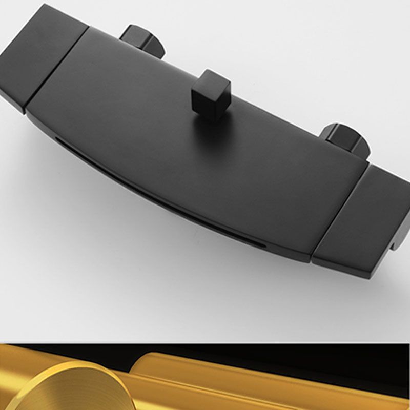 Wall Mounted Bath Faucet Solid Color Waterfall Bathroom Faucet