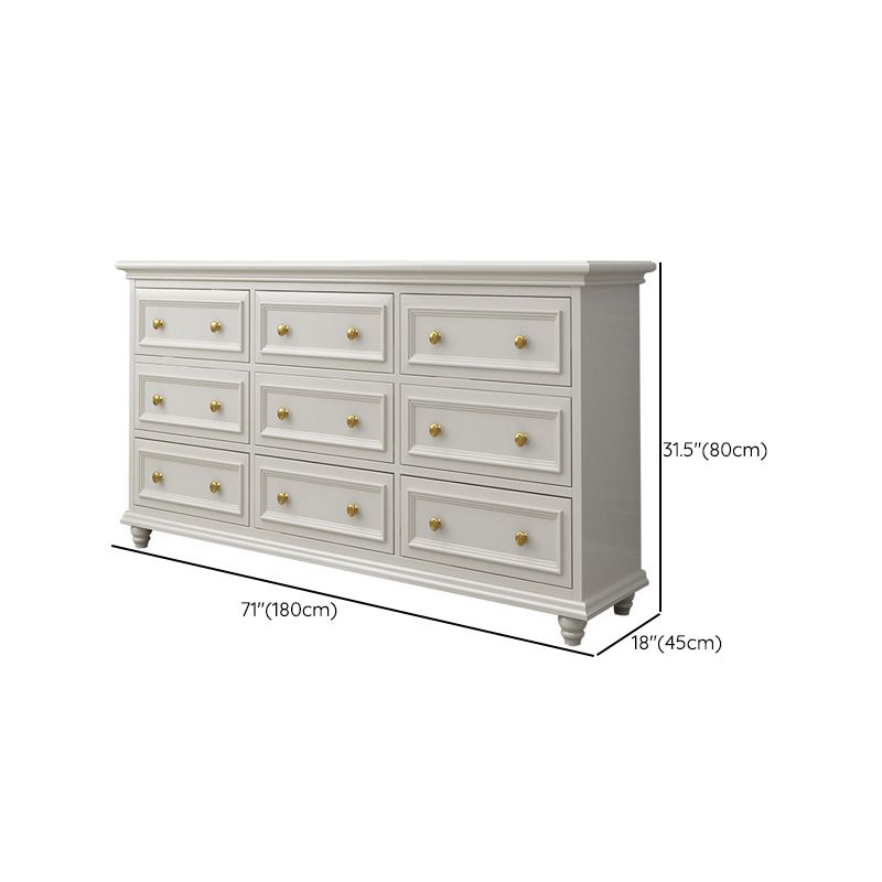 17.55-inch Width Storage Chest Modern Solid Wood Storage Chest Dresser