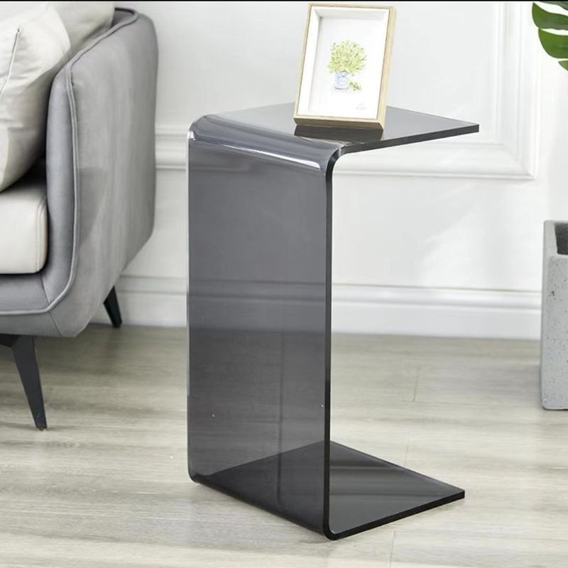 Contemporary Acrylic Side Table Square Sofa Side Accent Table