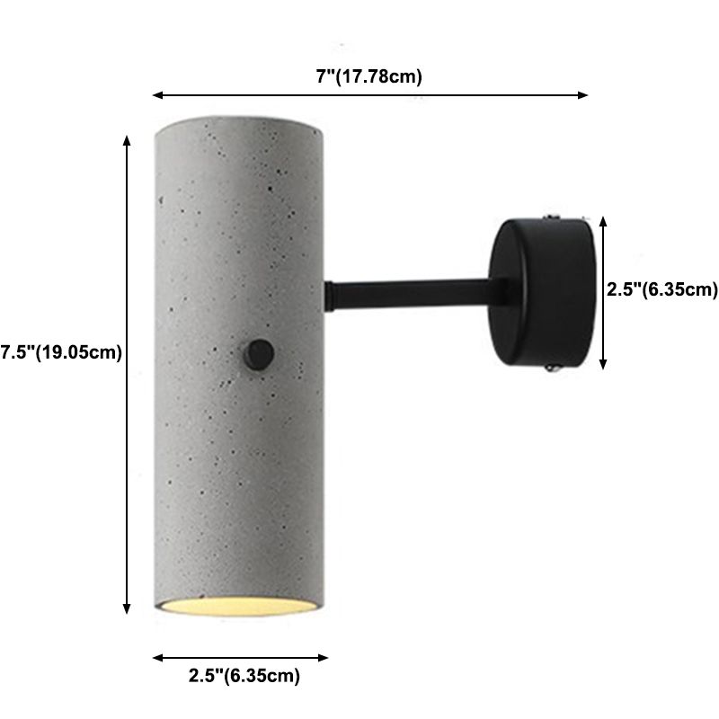 One Lampen Wandleuchte zementarischer Zementwandleuchte mit Zementwandleuchte